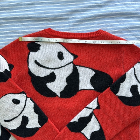 Panda print cashmere sweater - Picture 4 of 6